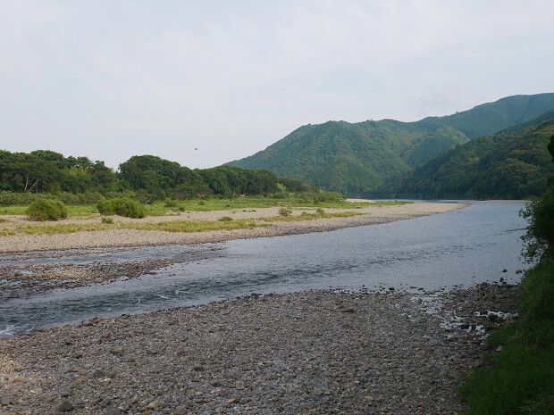 佐田沈下橋 四万十川と山々の景色は美しい日本の大自然①