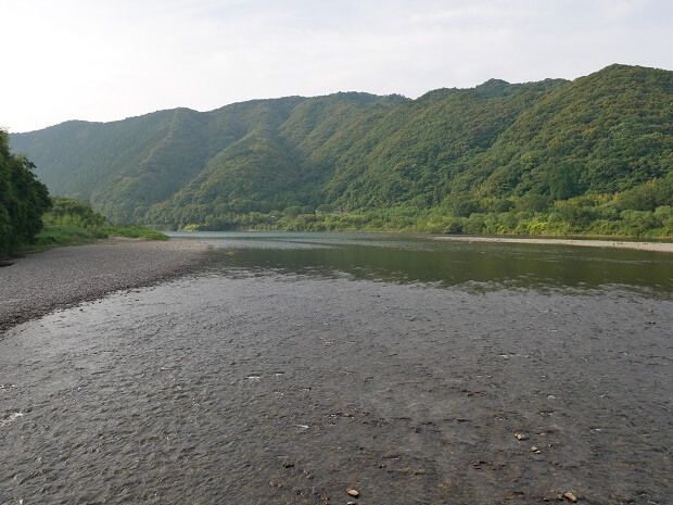 佐田沈下橋 四万十川と山々の景色は美しい日本の大自然②
